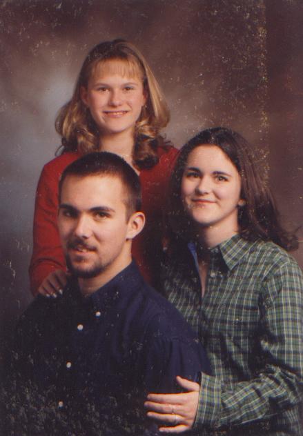 Will and his sister, Jessica and stepsister, Natasha.